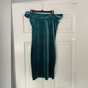 Forever 21 green mini dress, size small